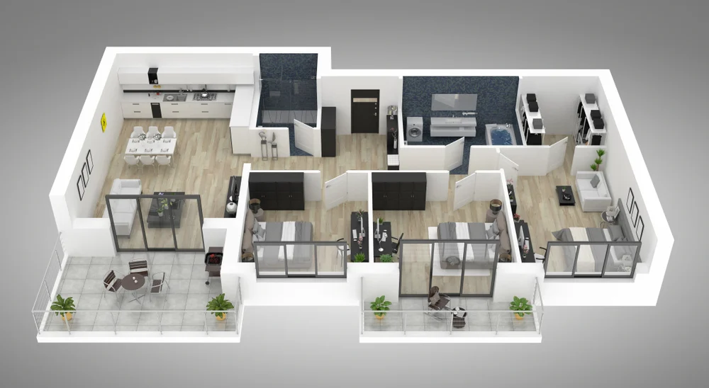 3D house modeling