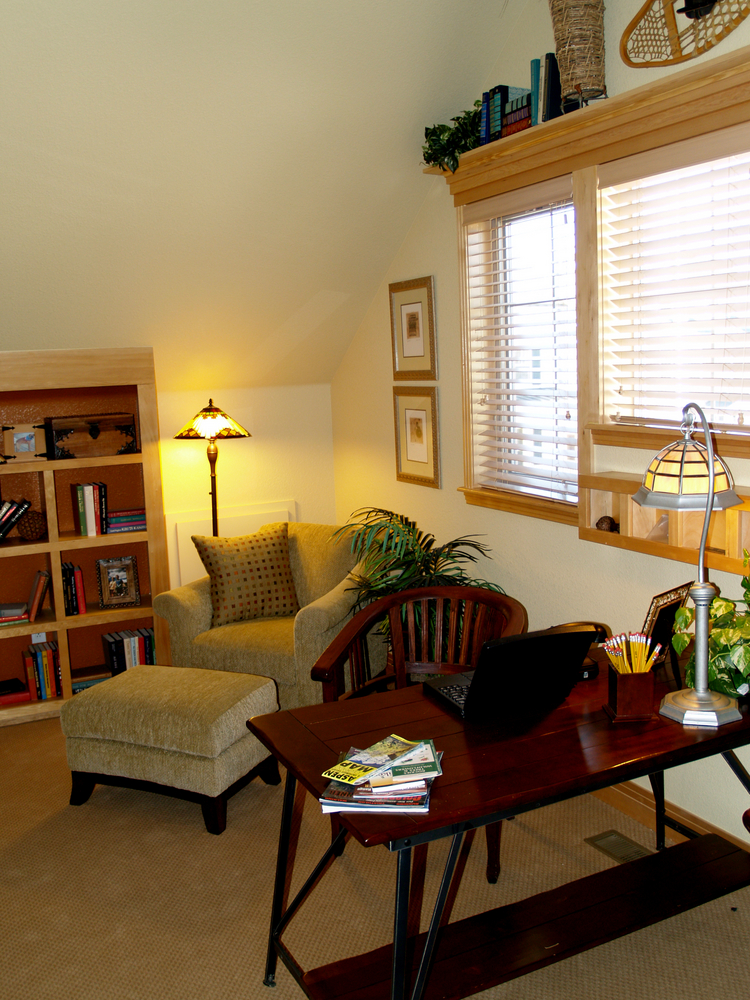 Cozy home office addition